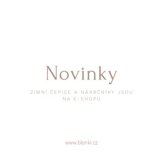 ✂️ Novinky skladem ✂️ Zima může klidně přijít – právě jsem naskladnila nové čepice a nákrčníky 💛 Hřejivé, měkoučké a šité...